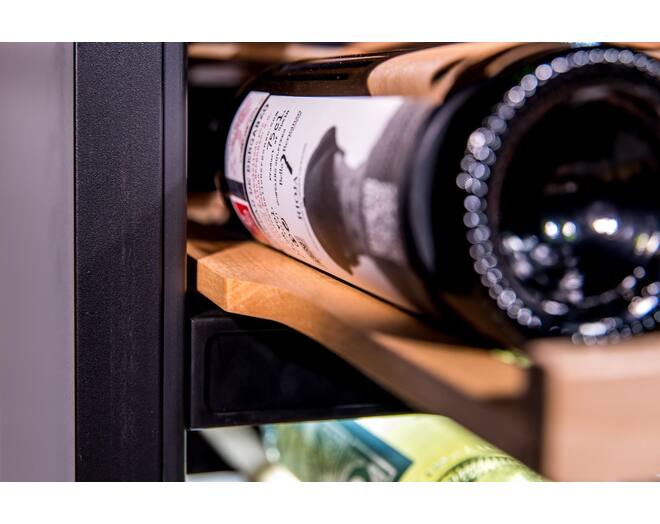 Vinata Wijnklimaatkast met vol glazen deur - 33 Flessen