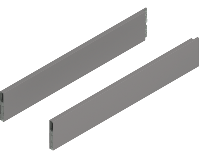 Boxcap Merivo L+R v/ corpusdiepte 600mm hoogte E indiumgrijs