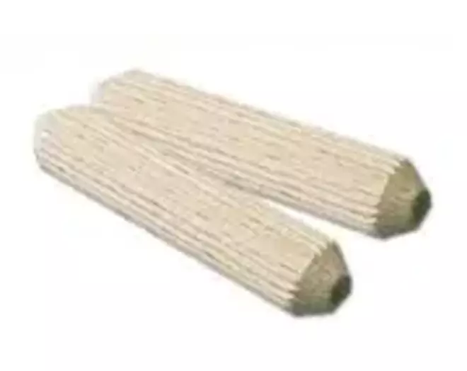 Houten duvels 8x35mm beukenhout FSC gecertificeerd geribbeld