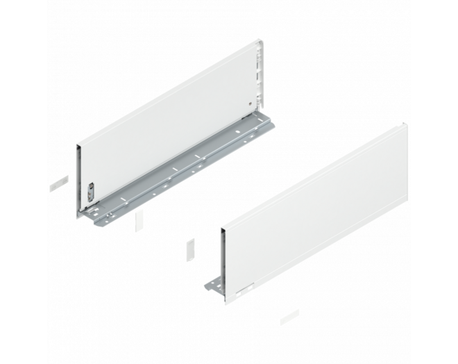 Legrabox ladezijde C, zijdewit 300mm, hoogte 177mm