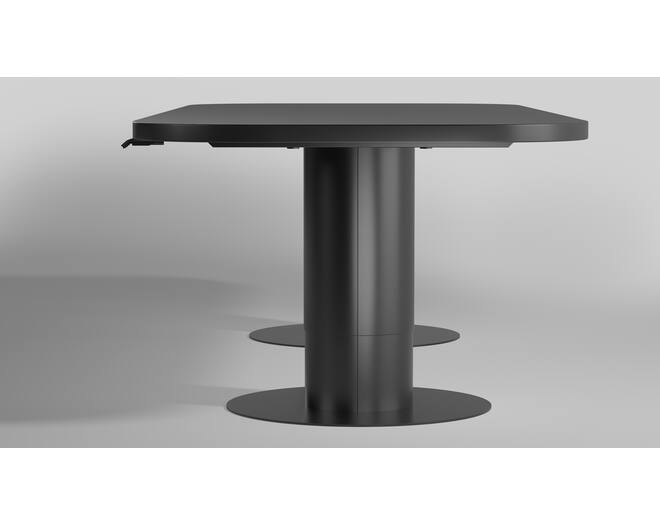 BARI DUO Round zwart RAL9005