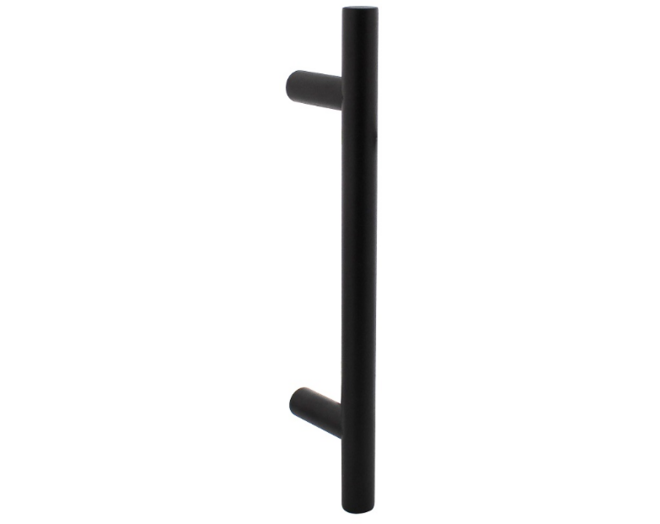 Deurgreep T-model ø 20mm 300mm mat zwart