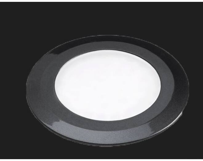 Losse spot Date inbouwspot zwart 12Vdc/3W- 2700K