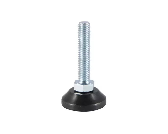 Stelvoet M10x30mm mt beweegbare kst.voet 30x17mm (incl moer)