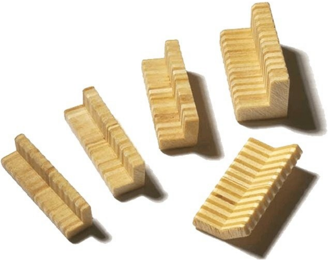 Houten verbindingshoek 6x16mm 6mm dik, per doos 200 stuks