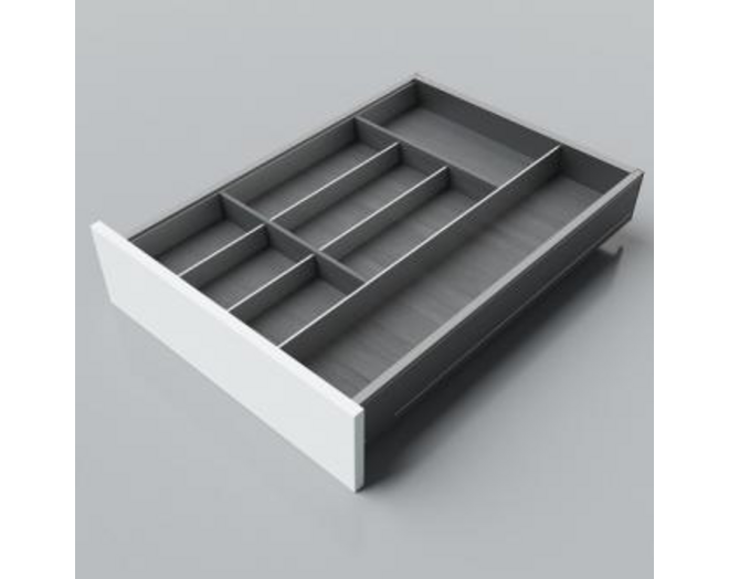 Bestekindeling houtdecor voor LEGRABOX C400-550, D 65cm, set