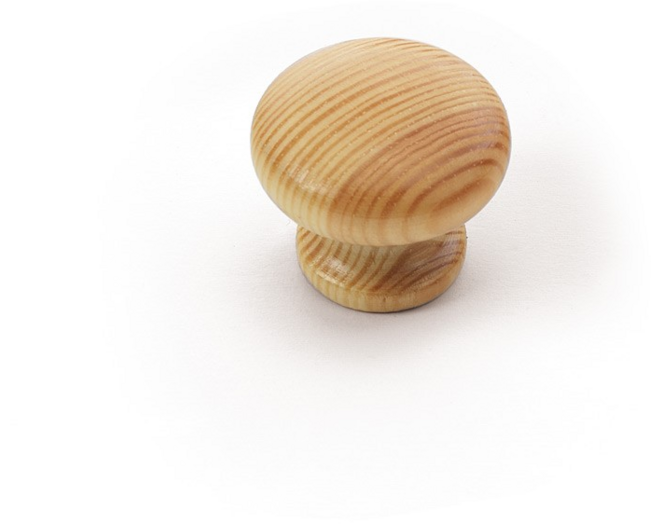 Knop WOOD 906 grenen blank gelakt 30mm