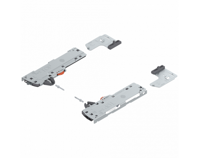 Tip-on/Blumotionset van 35-60kg, NL 450-750mm, 60kg