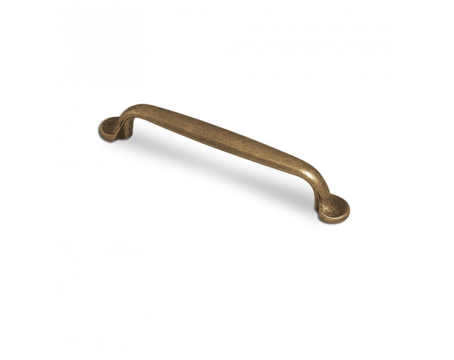 Greep METAL 703 antiek messing 126x13, hartmaat 96mm