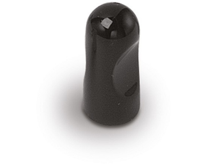 Knop METAL 801 glans zwart diameter 12mm