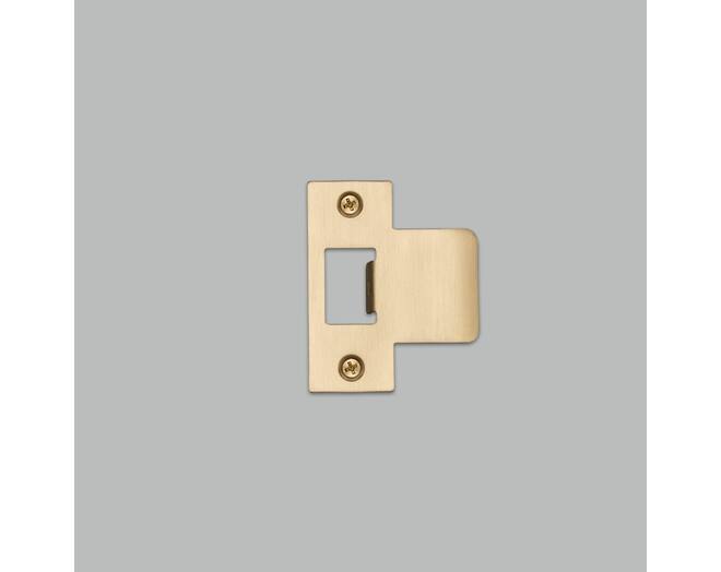 Strike Plate Kit/T Shaped/2.5 Inch Door/Brass