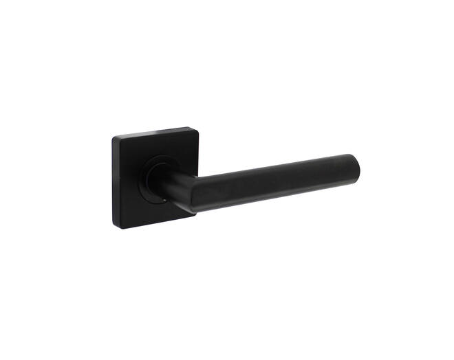Deurkruk Bastian op rozet 55x55x10 mm zwart