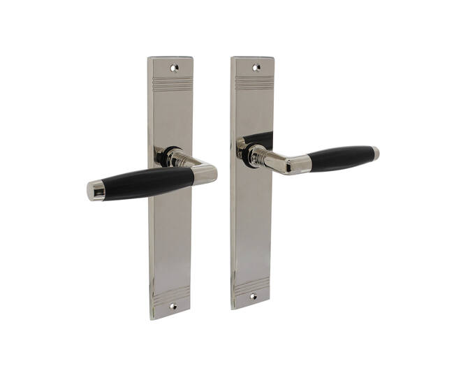 Deurkruk Ton Basic met schild blind nikkel