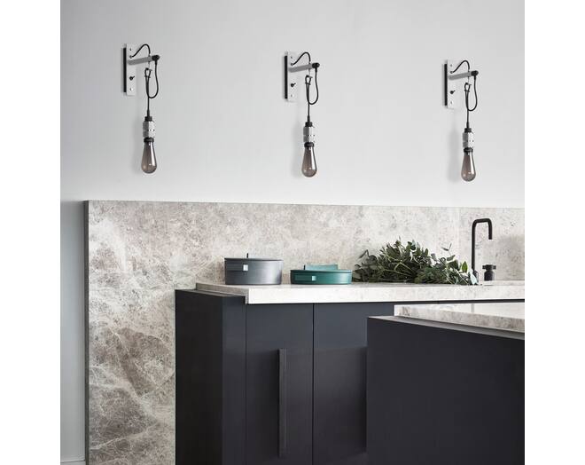 Hooked Wall Nude/Stone/Steel