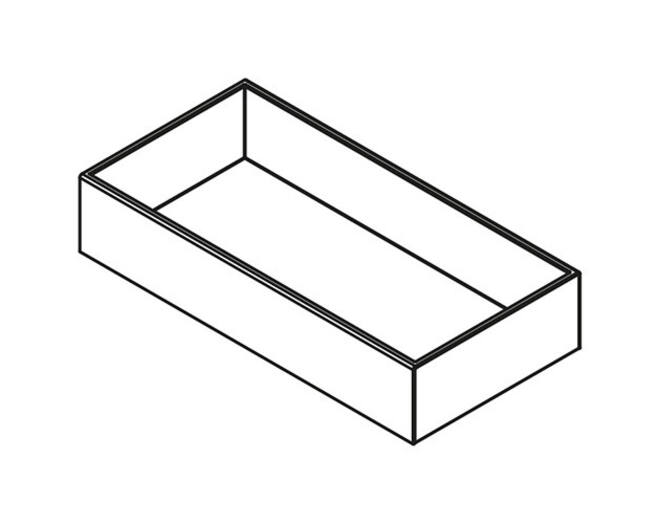 CubiLux rechthoekig Leder 62 x 300 x 150mm Kleur: zwart