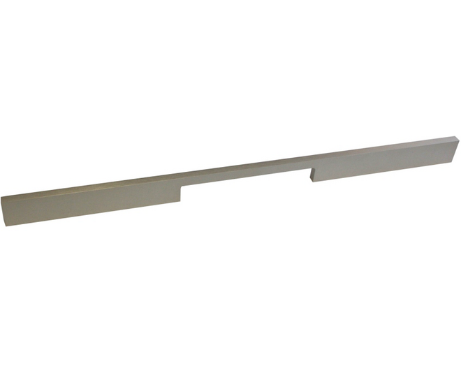 Greep 10x303mm RVS geribbeld hartmaat 281mm hoogte 38mm