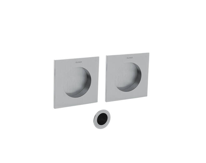 Olivari schuifdeurkom Giotto Q chroom mat