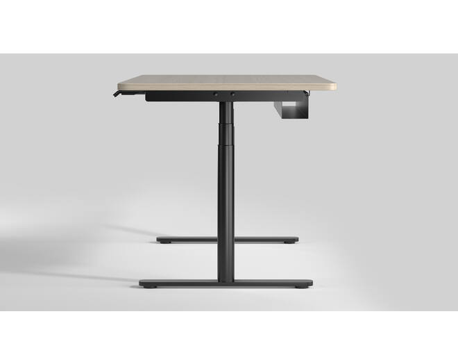 Workdesk Round voor bladmaat van 1200-1800mm , wit