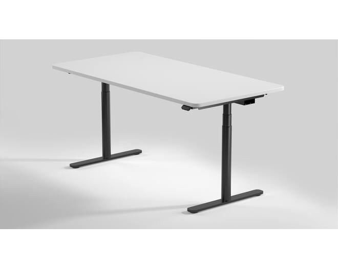 Workdesk Round voor bladmaat van 1200-1800mm , wit