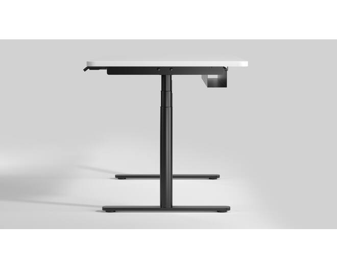 Workdesk Round voor bladmaat van 1200-1800mm , wit
