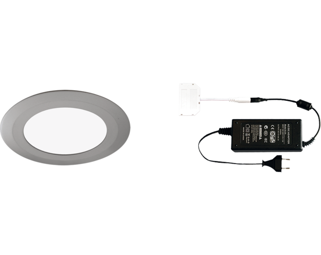 3x Date Edelstaal Look 12V + Driver 12W