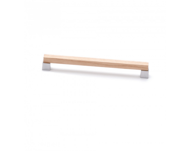 Greep SYMBIOSIS beuken blank gelakt 176x12x29mm