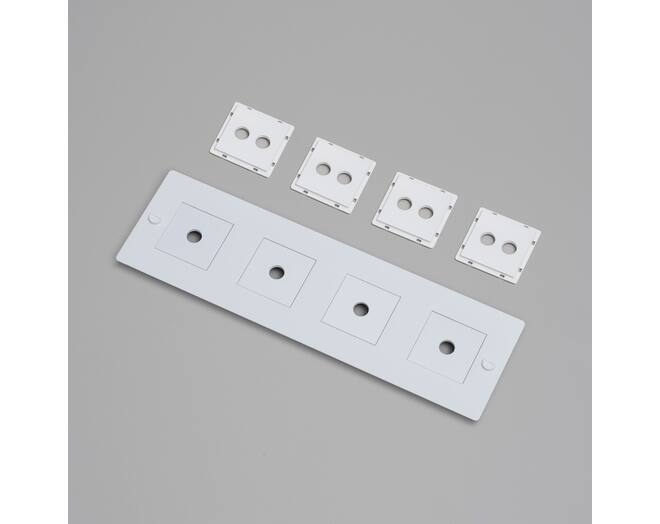 4G Wall Plate/Horizontal/White