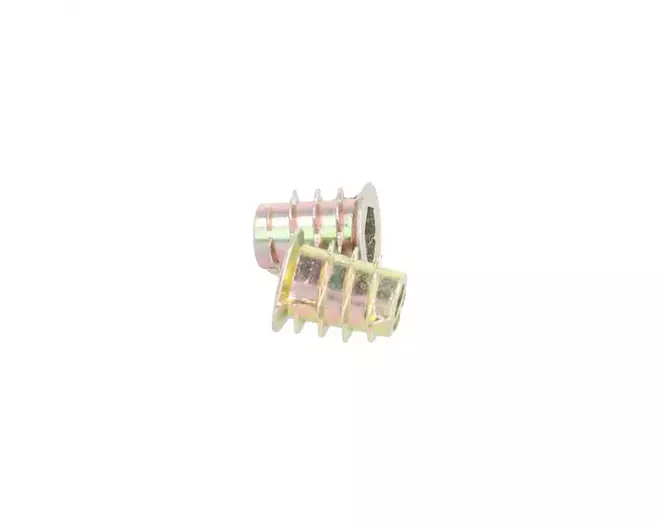 Rampabus conisch M6/12x13mm met rand, geel verzinkt, SW6