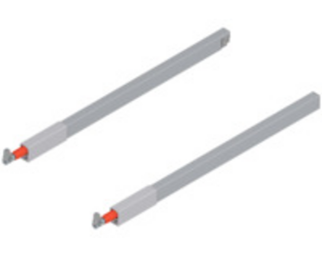 Antaro relingset, grijs, voor ladediepte 450mm