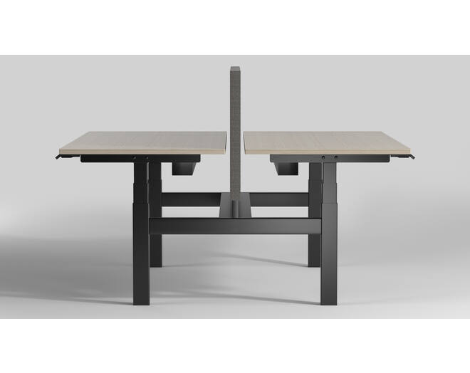 De Milano Duo. Kleur: Zwart RAL9005.
