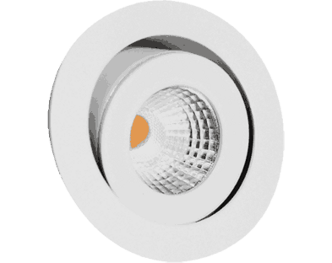 Losse spot Ancona wit PowerLED inbouwspot kantelbaar
