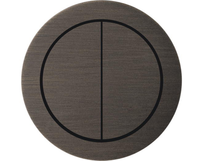 Rond 2.0 Push button 4X- s. trim - dark bronze