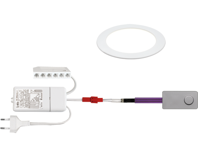 5x Smally 24V mat Wi t+ Mini Jolly 24Vdc/20W+Mini Pulsdimmer