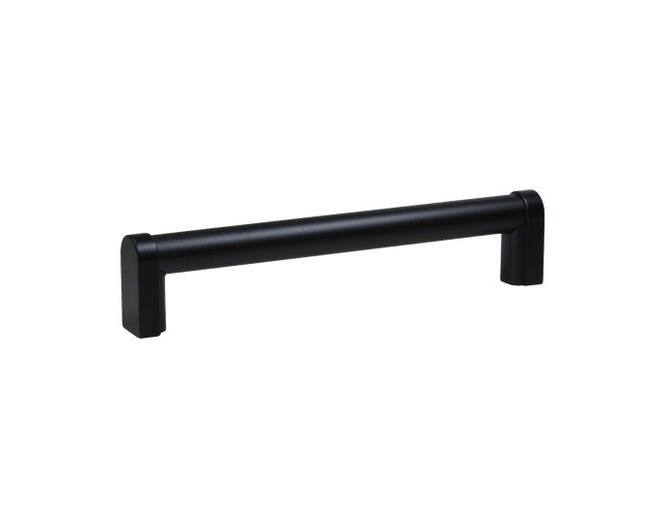 Greep 336x24mm mat zwart gelakt, hartmaat 320mm hoogte 43mm