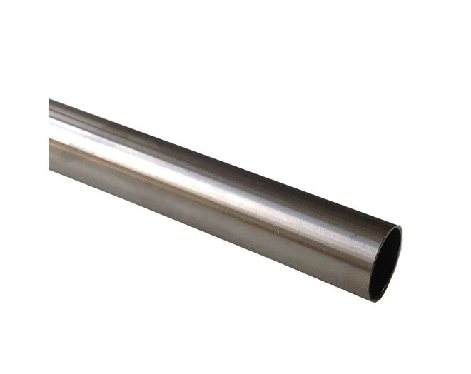 Roede 29mm rond RVS look lengte 2000mm prijs per stuk
