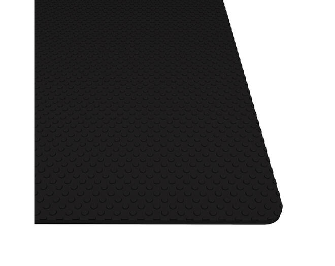 Antislipmat zwart hoog 480mmm, dik 1.2mm op rol 20mtr