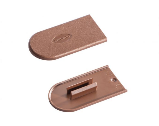 Cabineo afdekkappen, 100stuks, ral 8007, reebruin