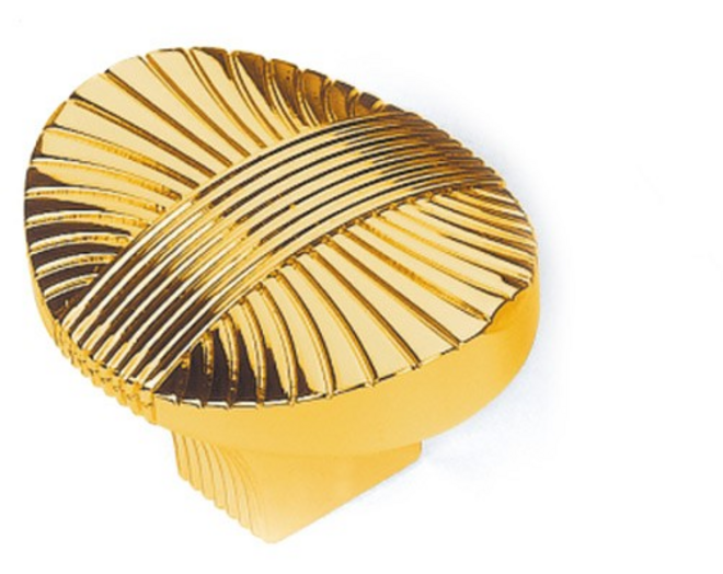Knop REED verguld 35x30mm