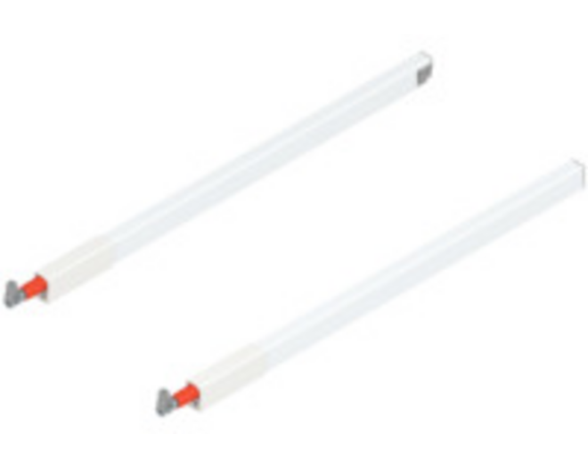 Antaro relingset, zijdewit, voor ladediepte 500mm