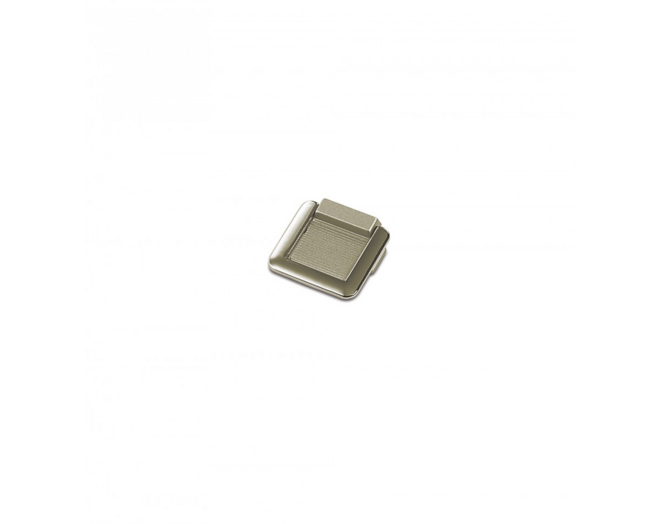 Komgreep glans chroom 35x35mm