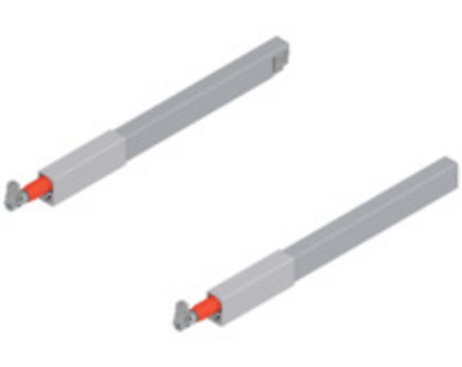 Antaro relingset, grijs, voor ladediepte 300mm
