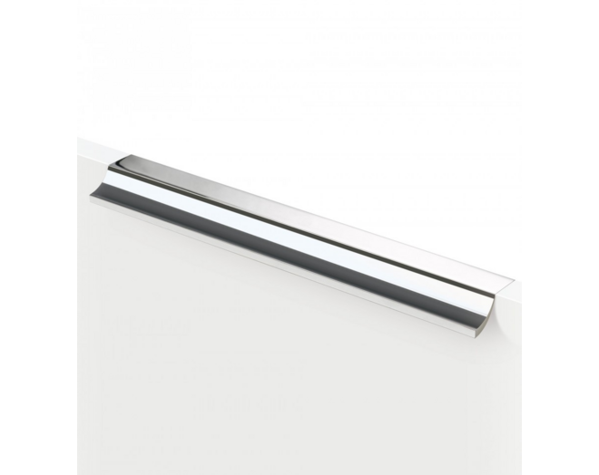Greep SCOOP glans chroom 72x45.5mm, hartmaat 32mm