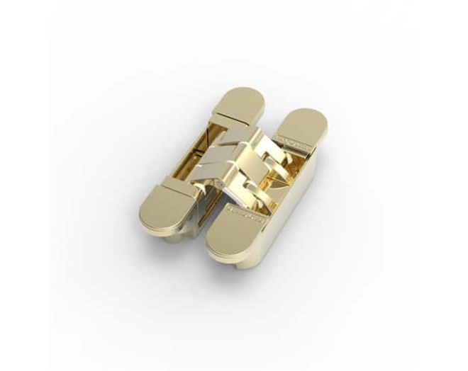Scharnier invisible NEO S5  CU gepolijst messing,  VE= 18