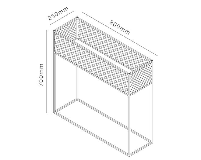 Meshed/Planter