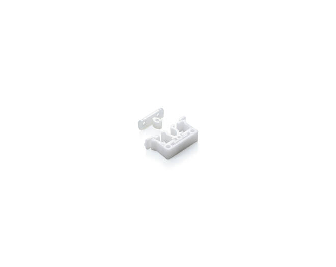 Insteeksnapper wit v/ staal 0,8-1,2mm houdt deur strak dicht