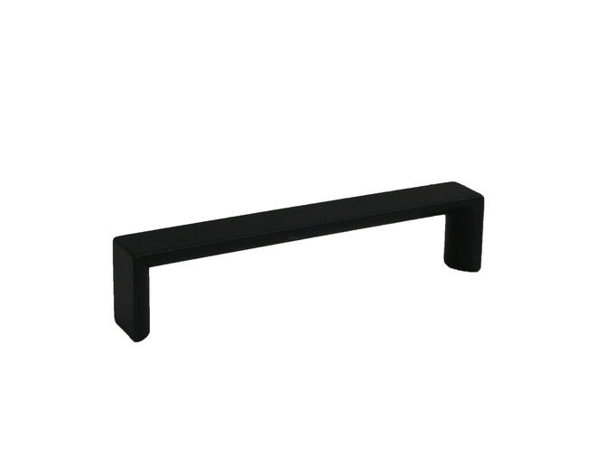 Greep 20x128mm, recht, mat zwart