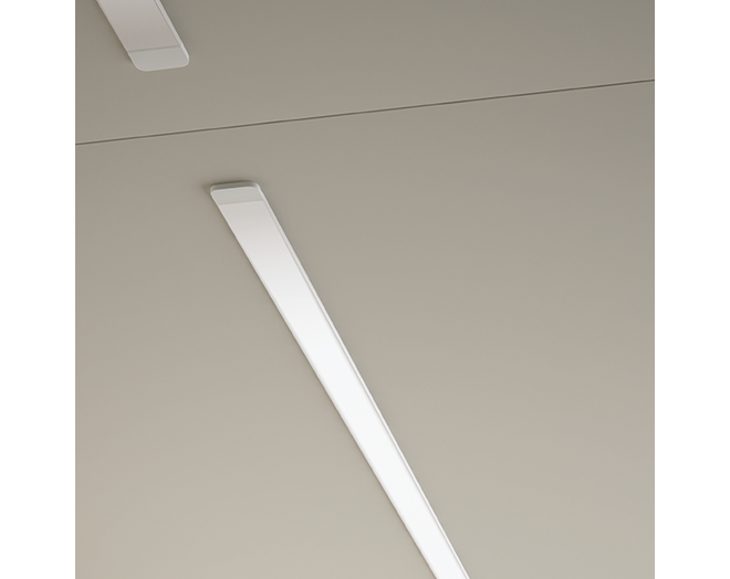 APEX 10x10,5mm met eindkapjes inbouw profiel lengte: