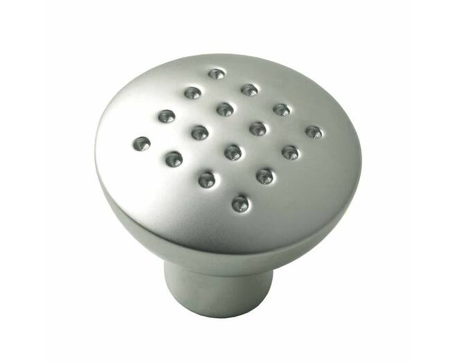 Knop aluminium RVS look, diameter 28mm, perfomodel