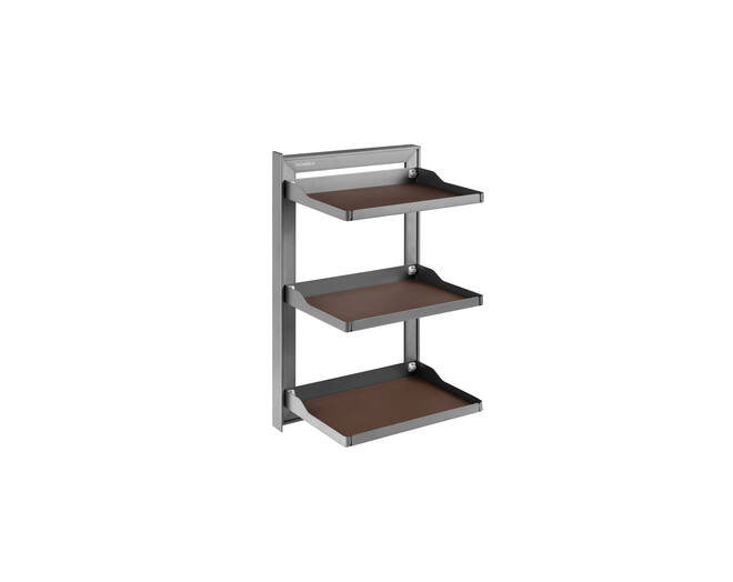 703574 B Series - Side Basket - Right Opening Brown