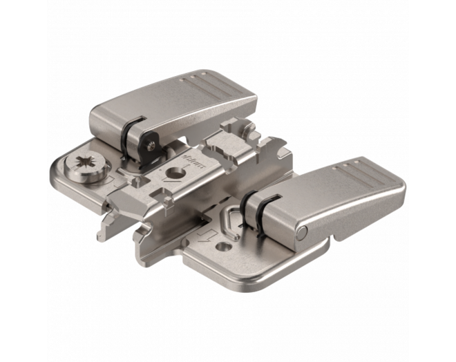 Kruismontageplaat 3mm verdikt excentrisch INSERTA